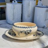 Saucière en faïence
