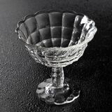 Rare Vintage Glass Pedestal Bowl: Rudolf Schröter Inwald Lord Design / 1935