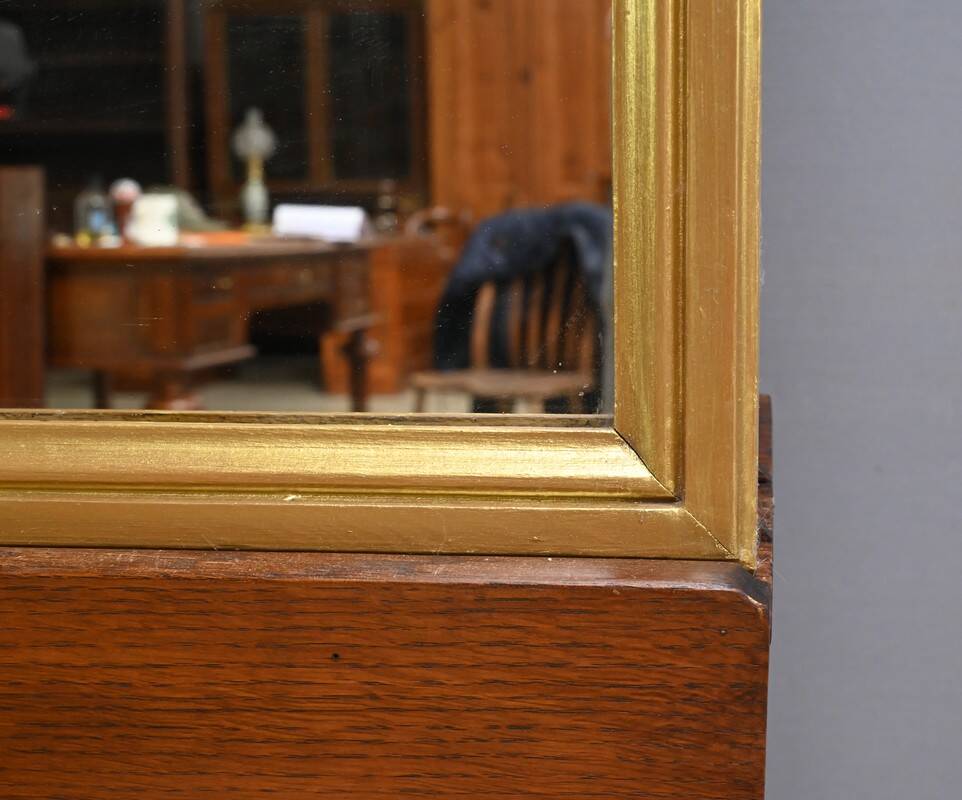 Gilded Wood Mirror, Maison Texier, Nantes – Late 19th Century