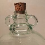 Demijohn in transparent glass