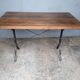 120 cm solid oak bistro table