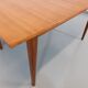 Vintage Scandinavian dining table from 50s 60s teak with extension