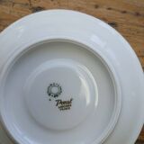 Set of 7 Limoges porcelain cups and saucers