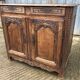 Antique Louis XV style solid oak sideboard with 2 drawers and 2 doors