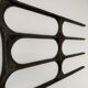 XXL wall sculpture in cast aluminium, 1970s Brutalist design.