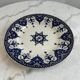 Large flat plate ironstone Sarreguemines Cluny