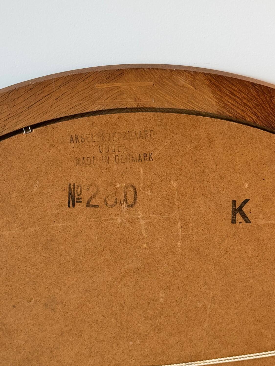 Miroir mural rond Aksel Kjersgaard n°280, 1960s