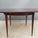 Extendable table mahogany lacquered 1960 butterfly extensions