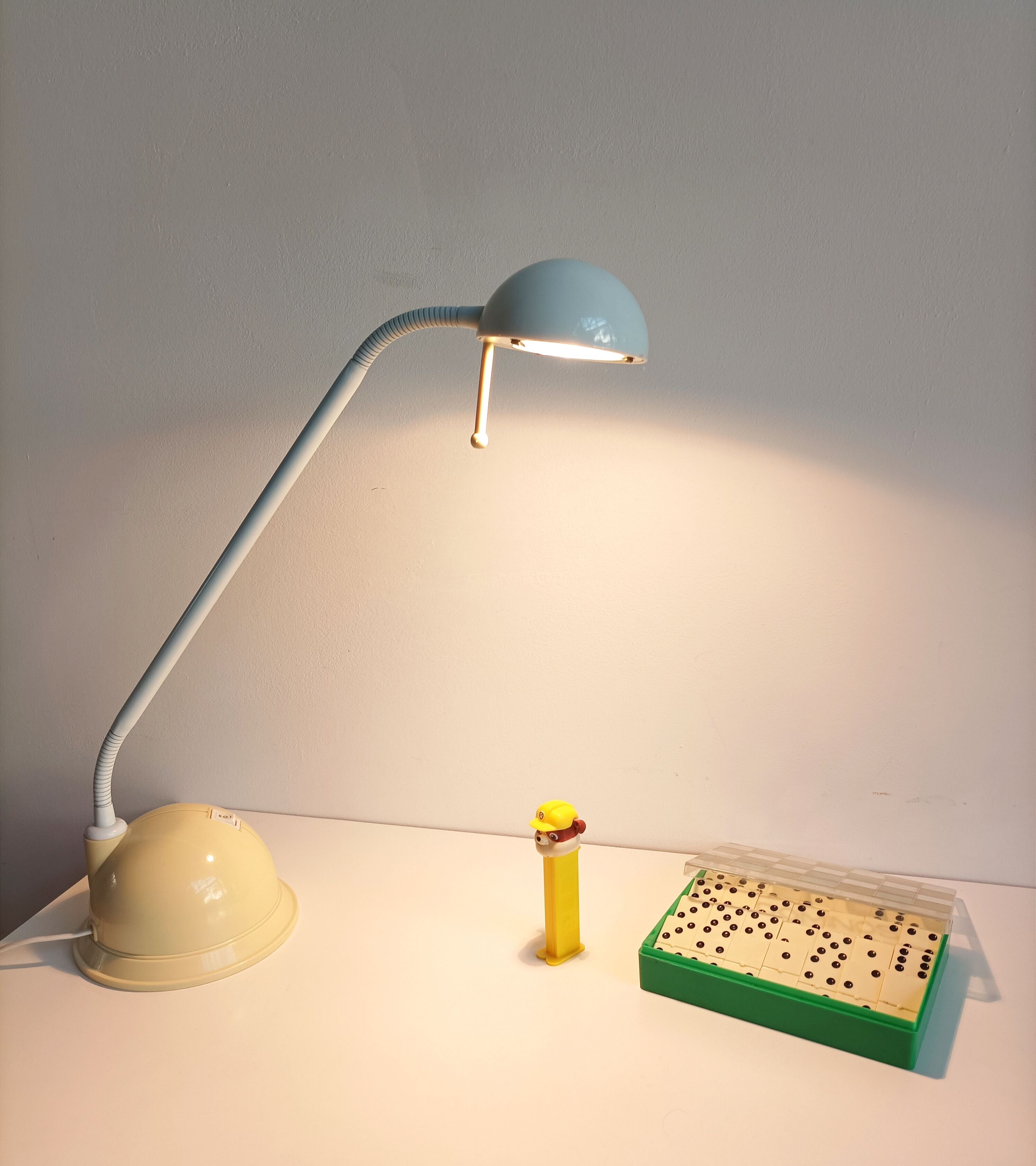 Vintage two-tone flexible lamp codilem 70s/80s