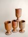 Set of 4 Mazagran stoneware mugs