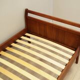 Lit en teck, design danois, années 1970, fabrication : Danemark