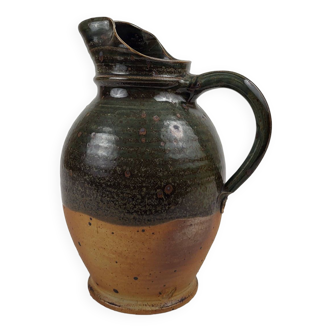 Pyrite stoneware pitcher Puisaye Seguin