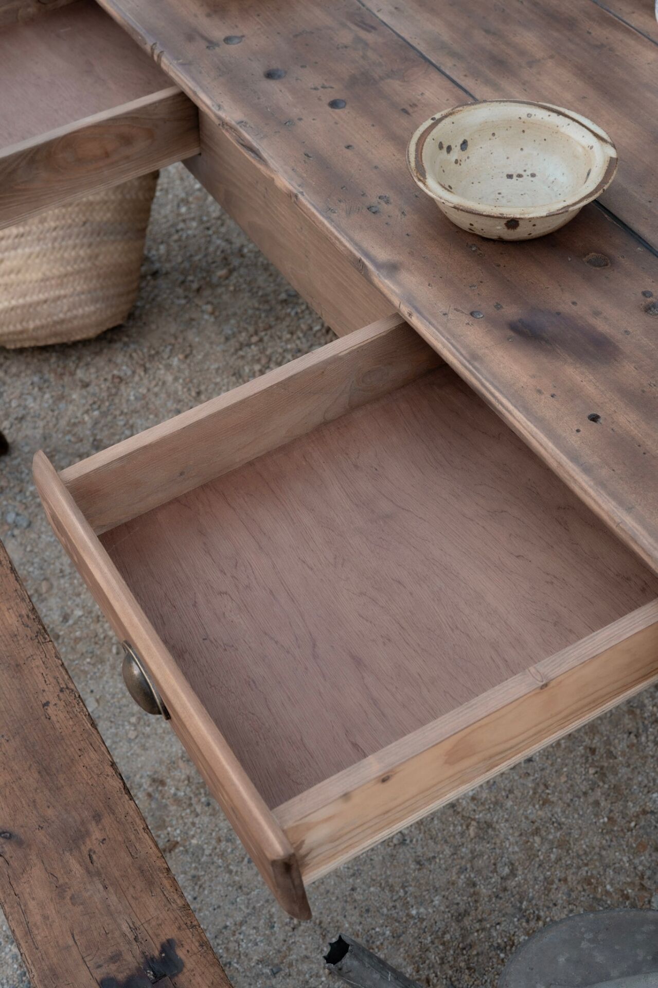 Renovated old farmhouse table