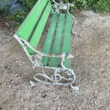 Antique Coalbrookdale style bench