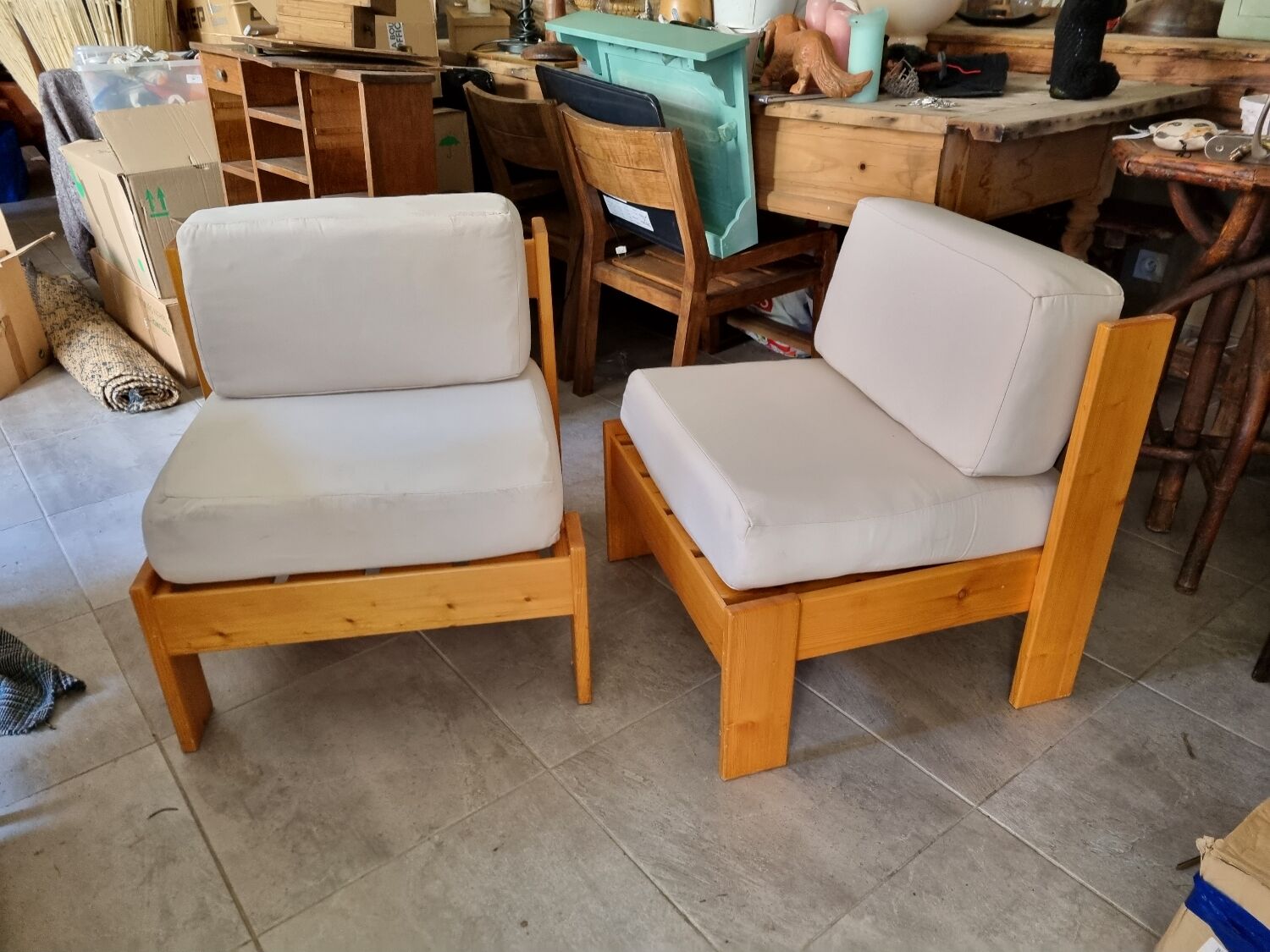 Pair of armchairs