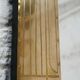 Sculptural Etched Brass Mirror by Jean Blazy, France, 1970s