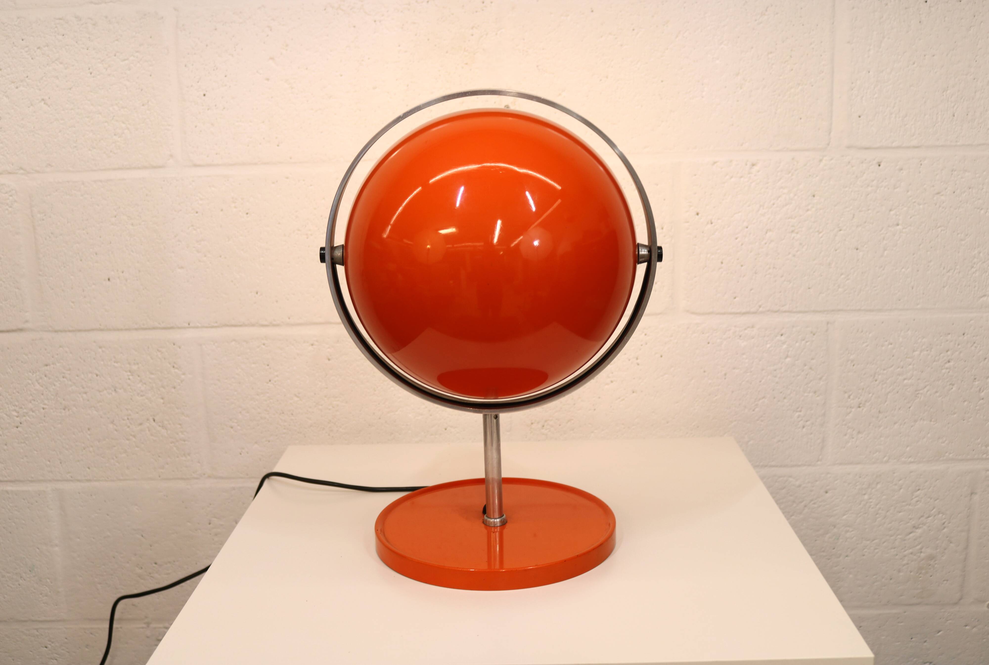 Rare vintage Moonlight space age table lamp by Buch & Jørgensen for Quality