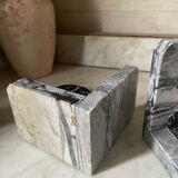 Art Deco marble bookends