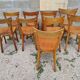 Lot 9 Baumann bistro chairs and Luterma bois bond