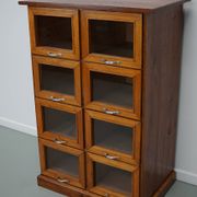 Meuble/Vitrine de Mercerie Vintage en Hêtre et Pin, Pays-Bas, 1950s
