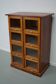 Vintage Dutch Beech & Pine Haberdashery Shop Cabinet / Vitrine, 1950s