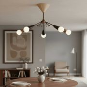 Renovated vintage Sputnik chandelier