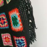 Blanket or patchwork crochet plaid