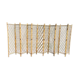 Vintage rattan screen
