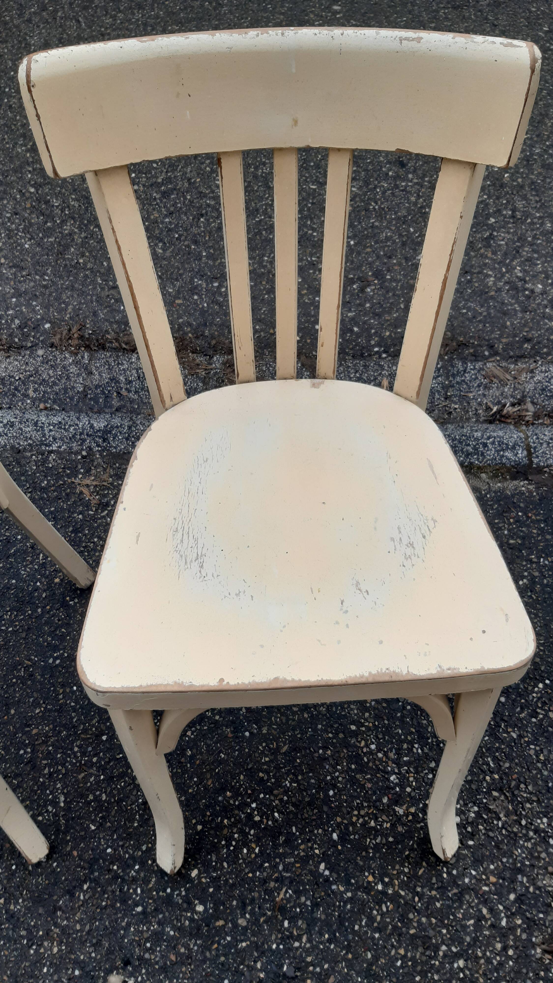 Chaises bistrot campagne shabby chic