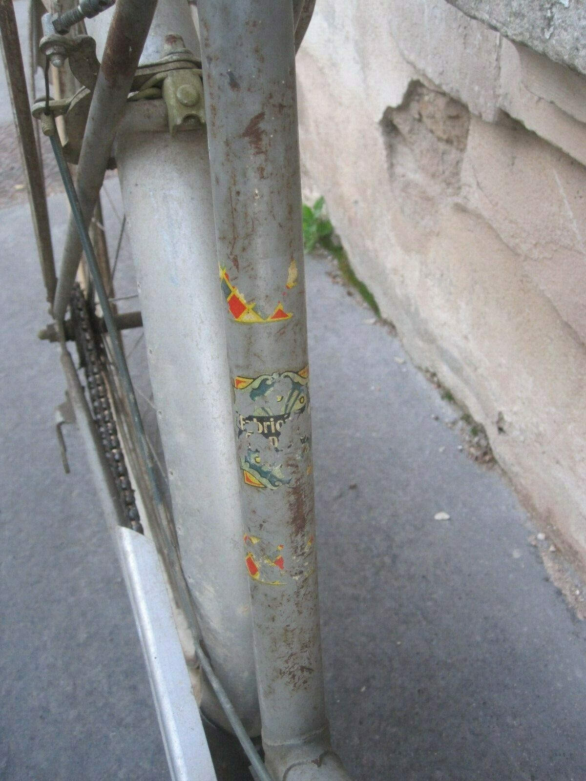 Old French-made carrier bike