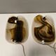 2 appliques murales en verre par Per Lutken pour la verrerie Holmegaard, années 1970