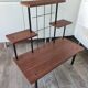 Shelf door plants scandinavian design vintage 50 60