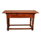 Console Two Drawer in Cherry Wood - 18th Century