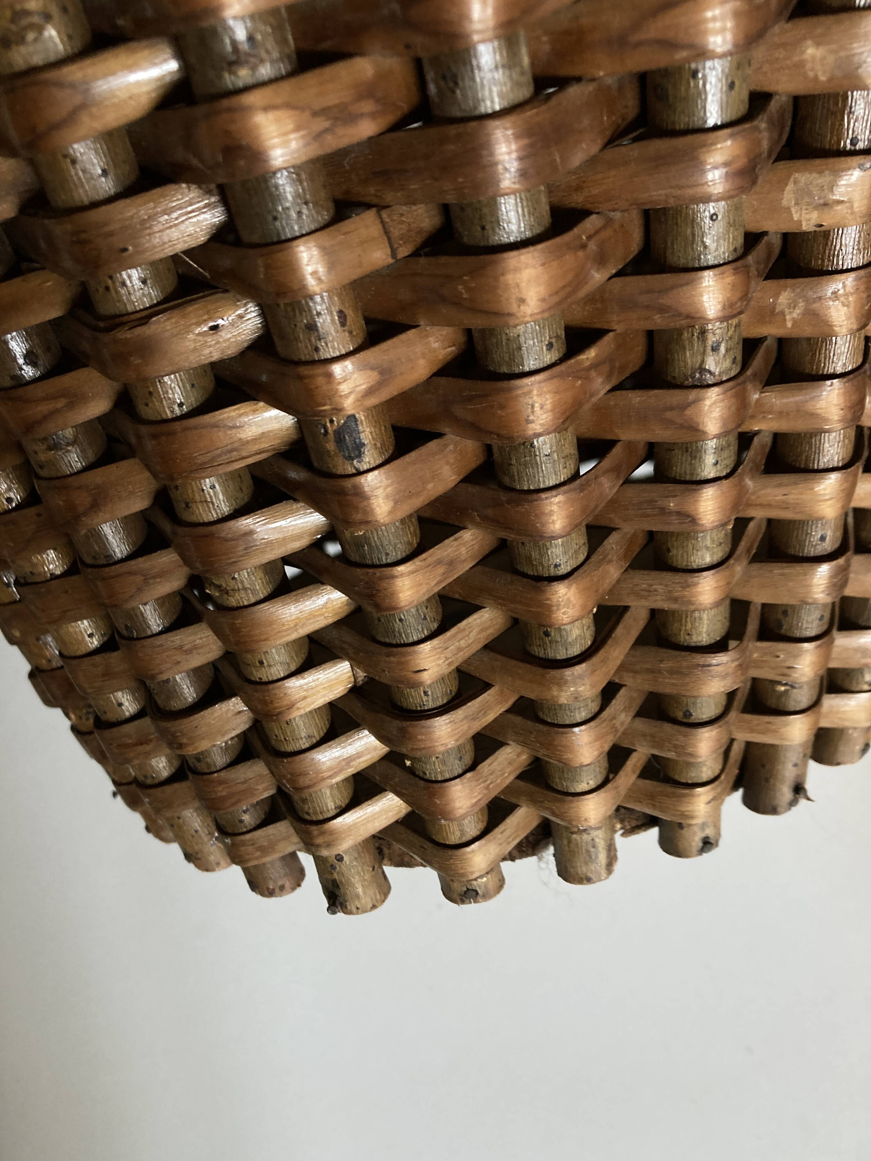 XXXXL wicker flowerpot 1950