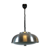 Oscar Torlasco for Lumi, large Italian pendant light with adjustable glass from 50s