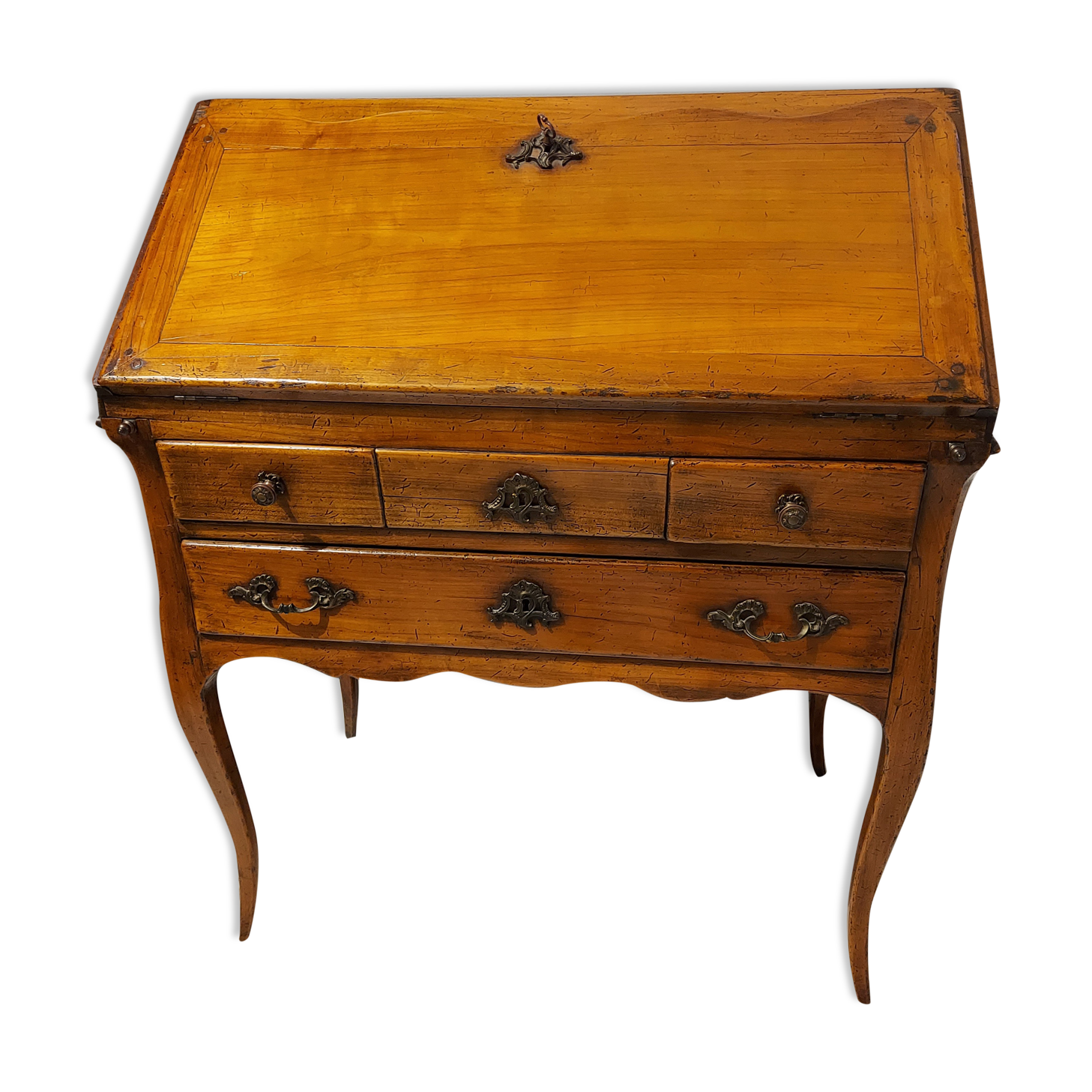 Louis XV walnut desk 18th century