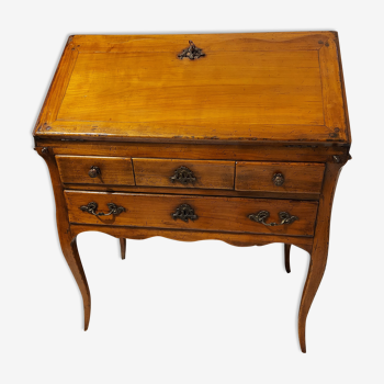 Louis XV walnut desk 18th century