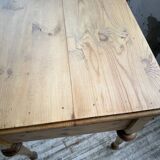 Blonde walnut desk and pine top 1900