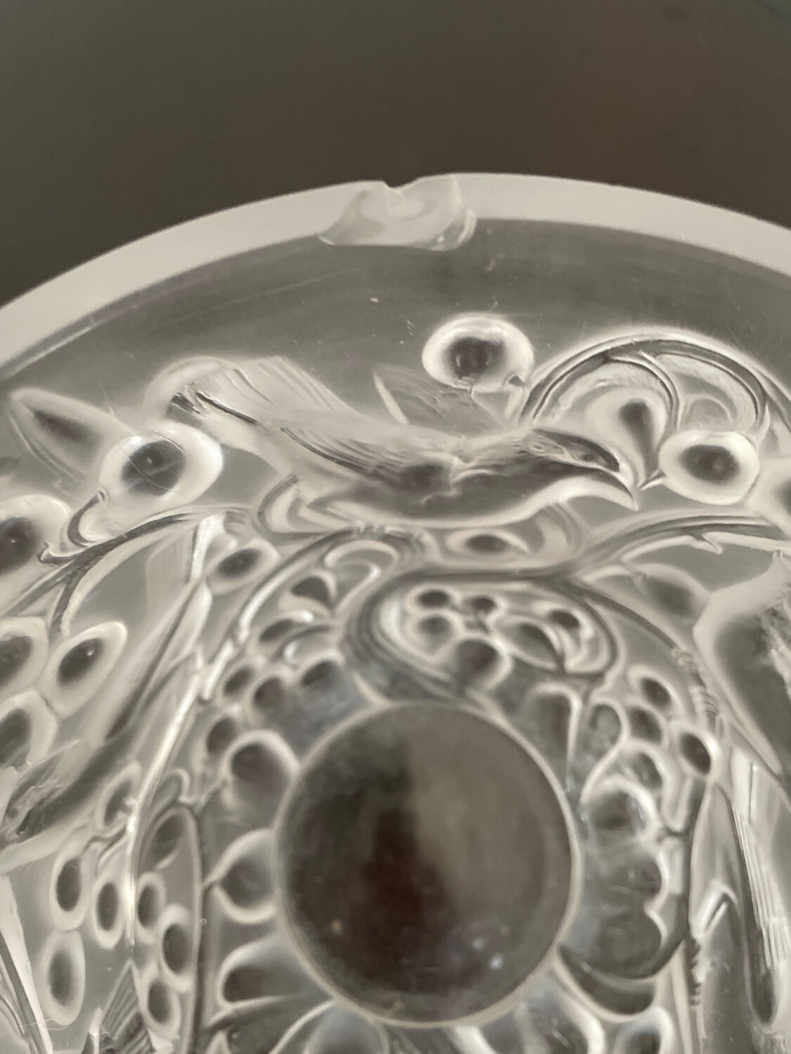 Lalique vase crystal