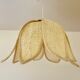 Vintage rattan lotus flower pendant lamp