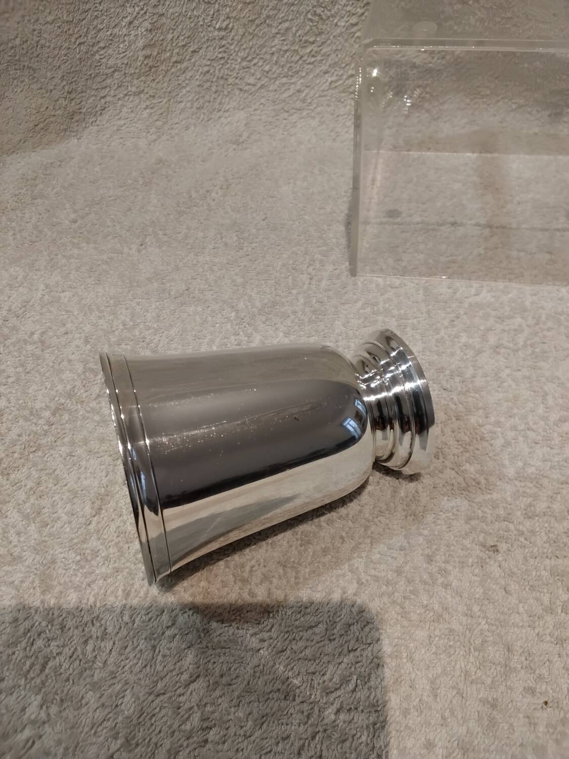 925 silver Minerva cup with fillet decoration, silversmith Christofle Cardeilhac