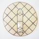 Applique ronde en nacre vintage