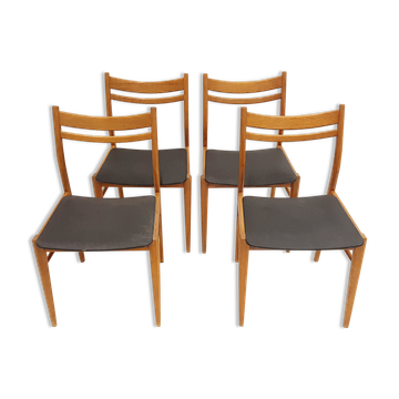 Set of 4 chairs scandinavian 1960