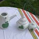 Chocolatiere coffee maker and two sugar bowls, made in Germany, Bavaria, Bareuther, waldsassen, number 283