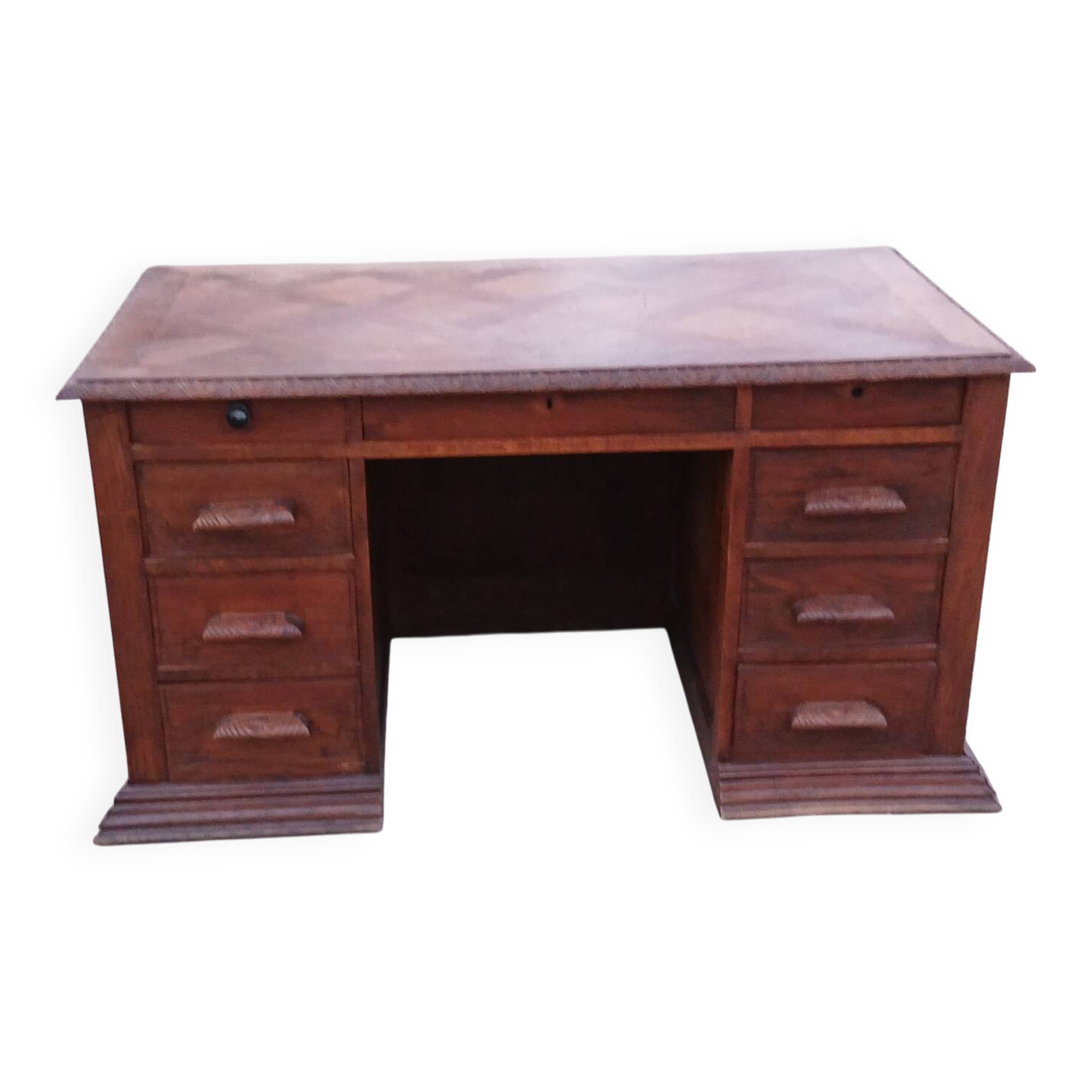 Carved Minister's Desk "Double Face" – 1950s