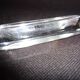 Set of six crystal knife rests, signed DAUM