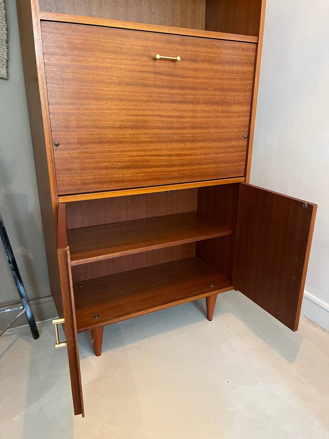 Vintage secretary cabinet