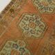 Tapis persan Brunt orange et vert, 105 x 290 cm