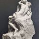 Old photograph by Eugène Fiorillo after Auguste Rodin, the kiss, silver print