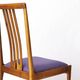 Set of 8 Vintage Chairs by Lübke – 1960s-70s Beech Wood & Violet Textile